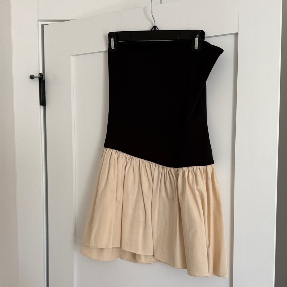 CELINE DRESS BLACK & CREAM